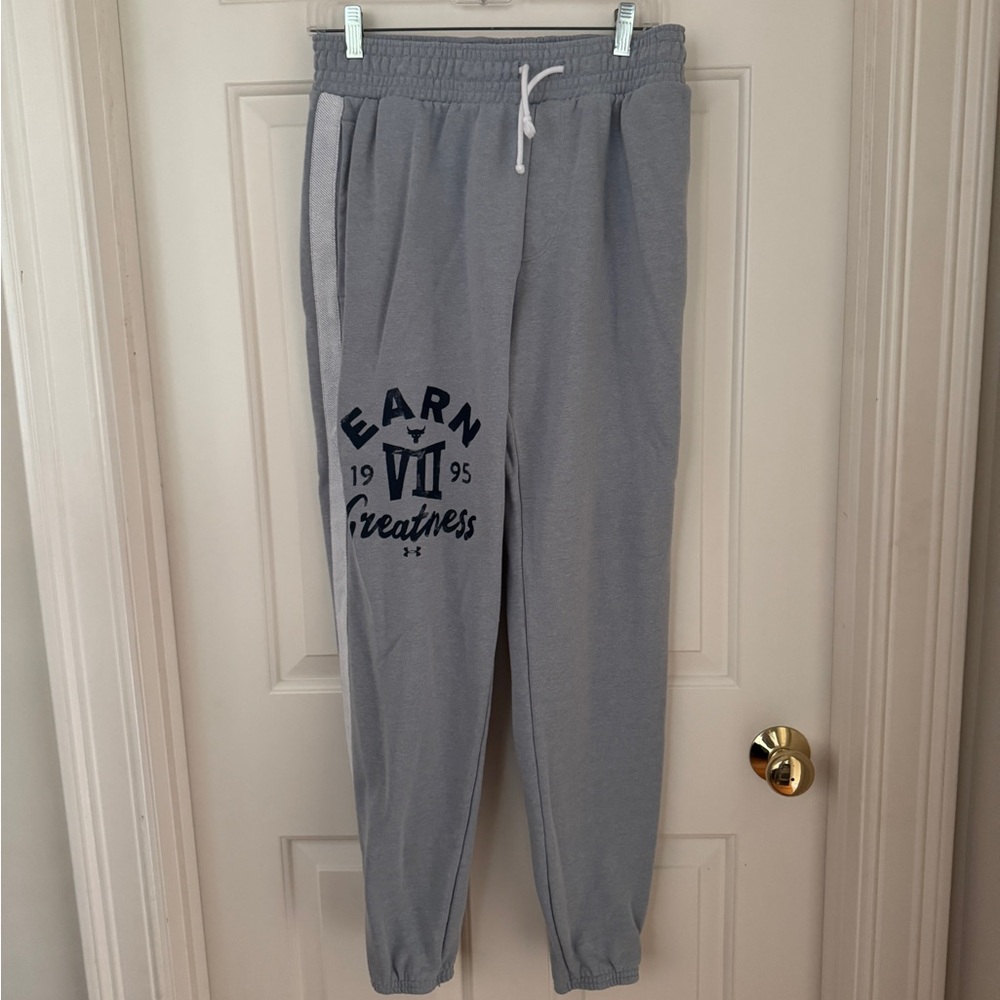 Under Armour Earn Greatness Gray Jogger Sweatpants